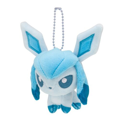Glaceon Dolls Plush Mascot Key Chain - 13 cm